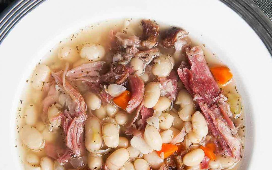 White Bean Soup with Smoked Ham