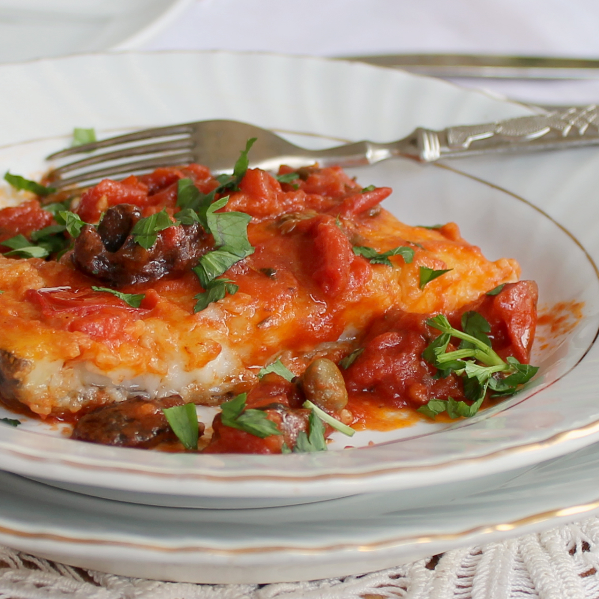 Baccala with Tomato and Olives | Preferisco